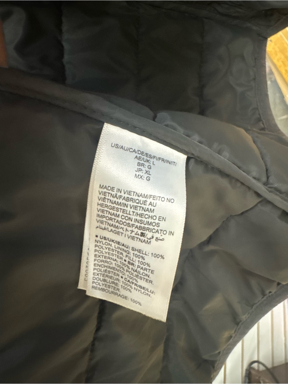 Essentials Gray Puffer Jacket - Picture 3 of 5